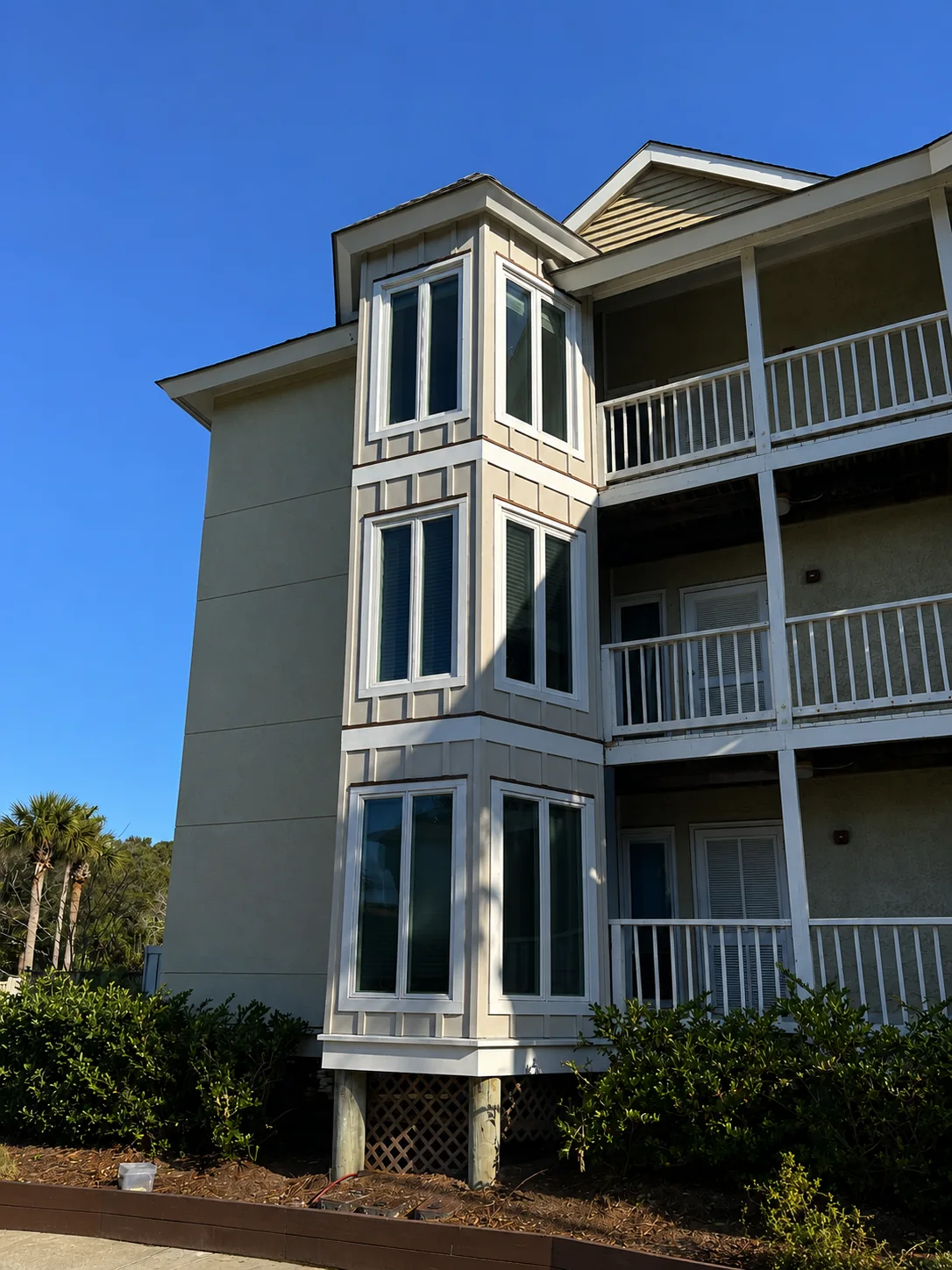 Additional completed siding replacement view
