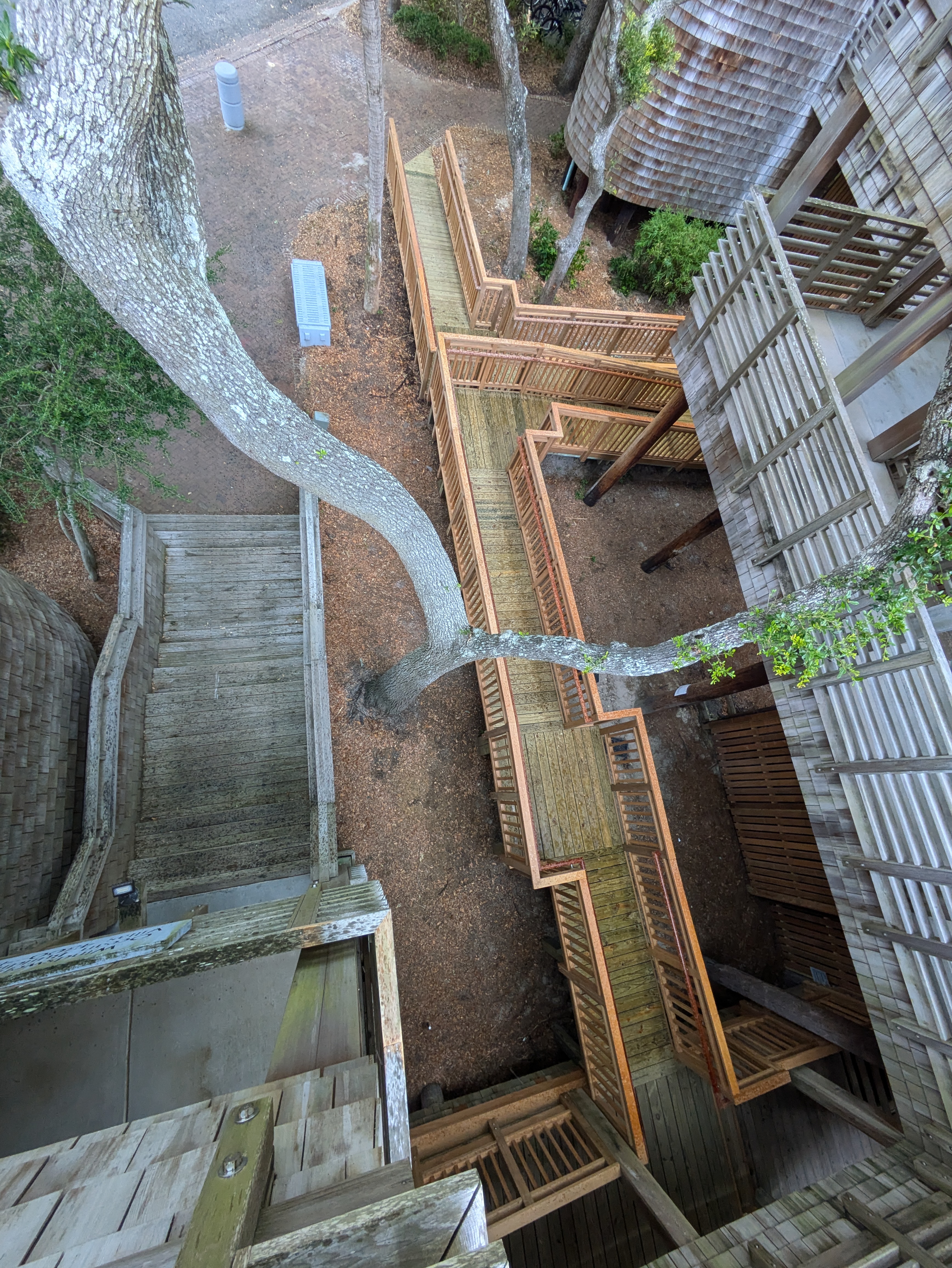 Completed accessibility ramp view